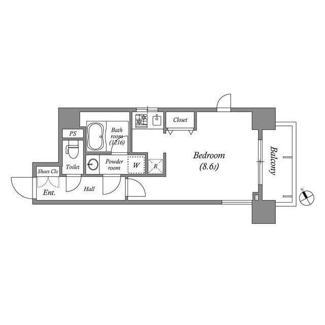 Main floorplan of Arden Nishitenma