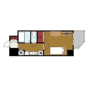 Preview floorplan of Pressance Nakanoshima Park Gracia