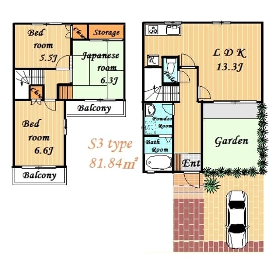 Preview floorplan of Breathing Town Hyakusoen