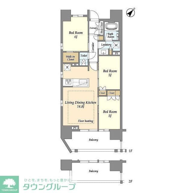 Preview floorplan of Rb Yokosuka Chuo Residence