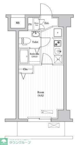 Preview floorplan of N-stage Hon-Atsugi Sakaecho