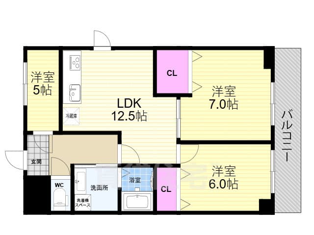 Preview floorplan of Pinefield Nijo Castle ✨[RT]