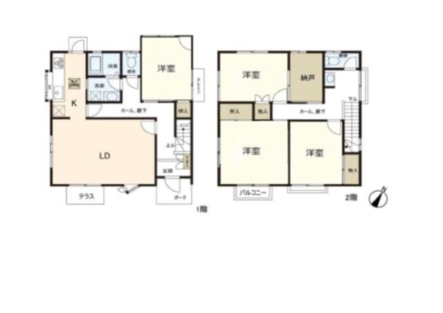 Preview floorplan of Yachiyo City Kamitakano Detached House ✨[RT]