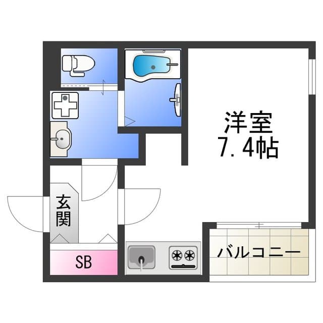 Preview floorplan of Rb Harmony Terrace Kitadanabe