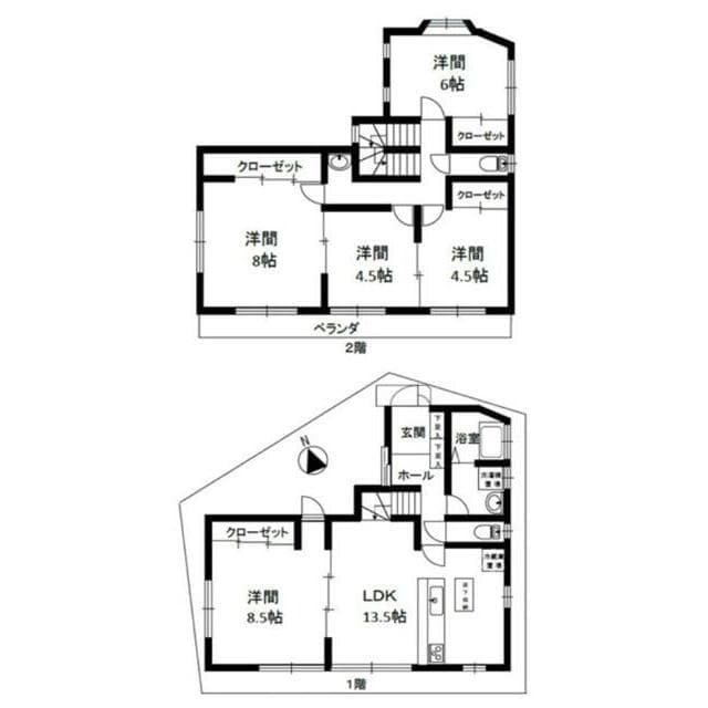 Preview floorplan of Ogi Rental House ✨[RT]