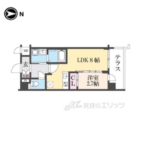 Preview floorplan of Advance Kyoto Classe