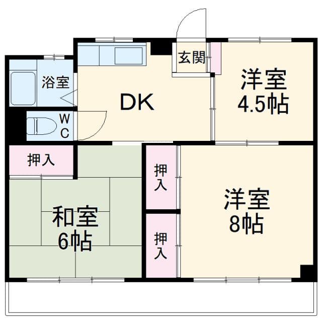 Preview floorplan of Sandendai Mansion