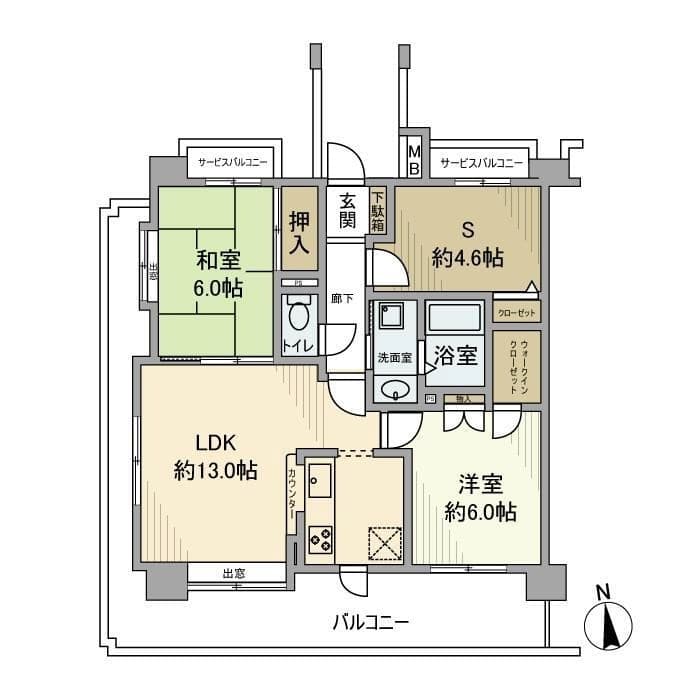 Preview floorplan of Rb Garden City Higashi-Urawa