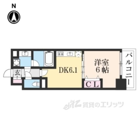 Preview floorplan of CAVANA Kujo Karasuma