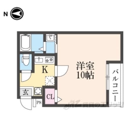 Preview floorplan of EN Nishinokyo Nijo