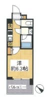 Preview floorplan of Pro Style Wealth Yokohama Tennocho 102   