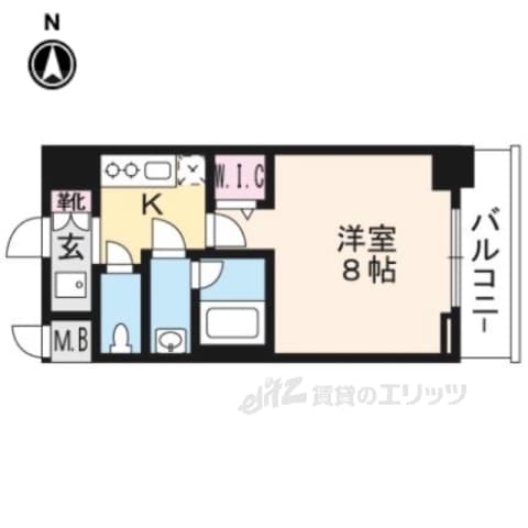Preview floorplan of Estem Court Kyoto Saiin