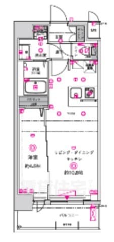 Preview floorplan of CREST TAPP Kyoto Uzumasa Tenjinkawa dex 1 ✨[RT]