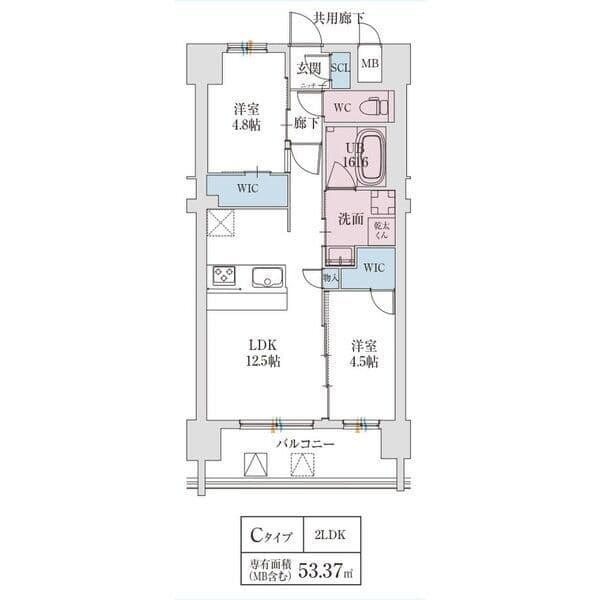 Preview floorplan of Splendid Castle Higashikanmye 803  
