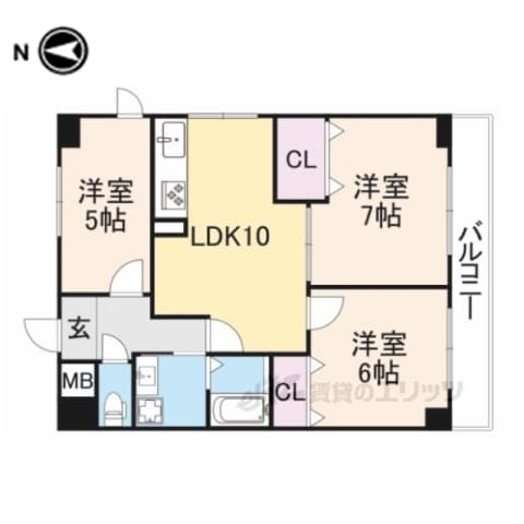 Preview floorplan of 🌷TC - Pine Field Nijo Castle