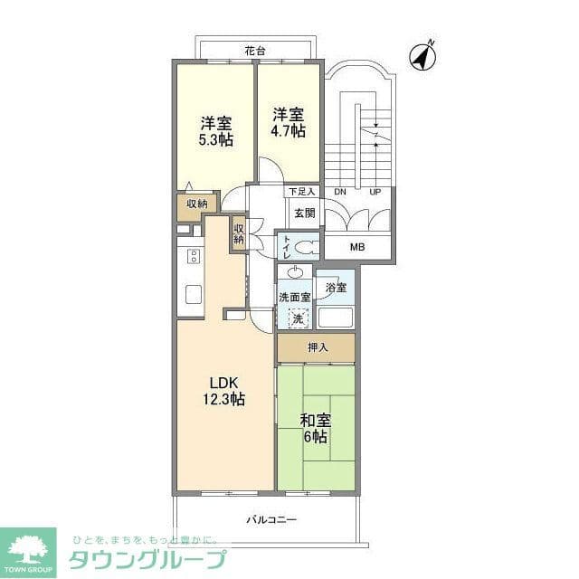 Preview floorplan of Dorf Fujigaoka  KM 🌳 