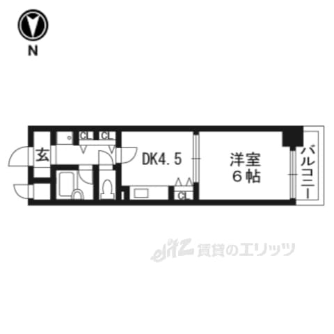 Preview floorplan of Esleed Shijo Kawaramachi