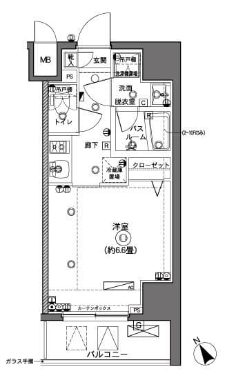 Preview floorplan of ZOOM Yokohama 402  
