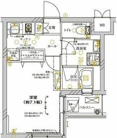 Preview floorplan of Dearacious Musashi Shinjo 207  