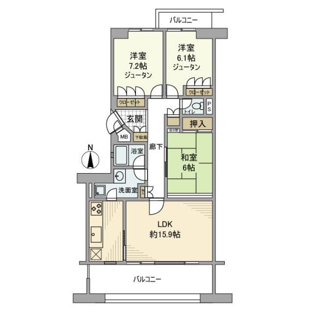 Preview floorplan of Common City Shonan Kinugasa South Ridge Building