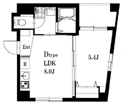 Preview floorplan of b’CASA Lazo Fujisaki 402  