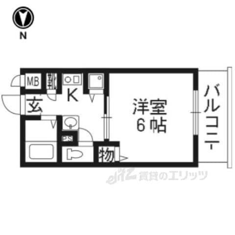 Preview floorplan of Estem Court Kyoto Kawaramachi Plaisir