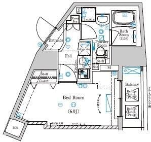 Preview floorplan of La Vista Yokohama Koganecho