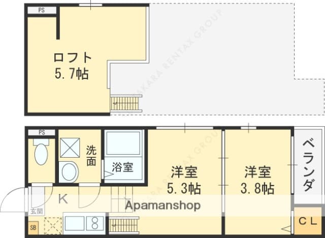 Preview floorplan of Urban Cielo Koji East 0203 