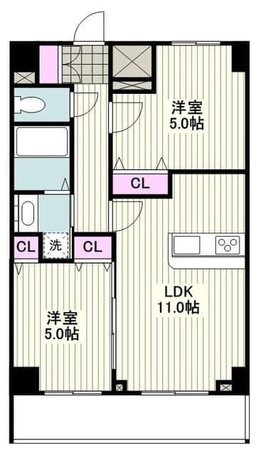 Preview floorplan of N Stage Tsurumi