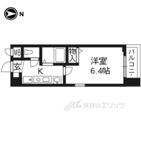 Preview floorplan of Apex Kyoto Shinkyogoku 1
