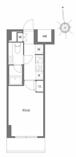 Preview floorplan of Rb N Stage JR Shin-Shiraoka Ekimae