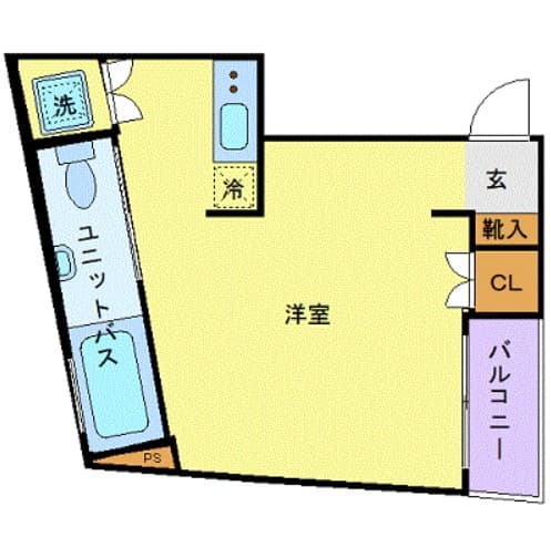 Preview floorplan of EAST RISE Yuigahama B 315  