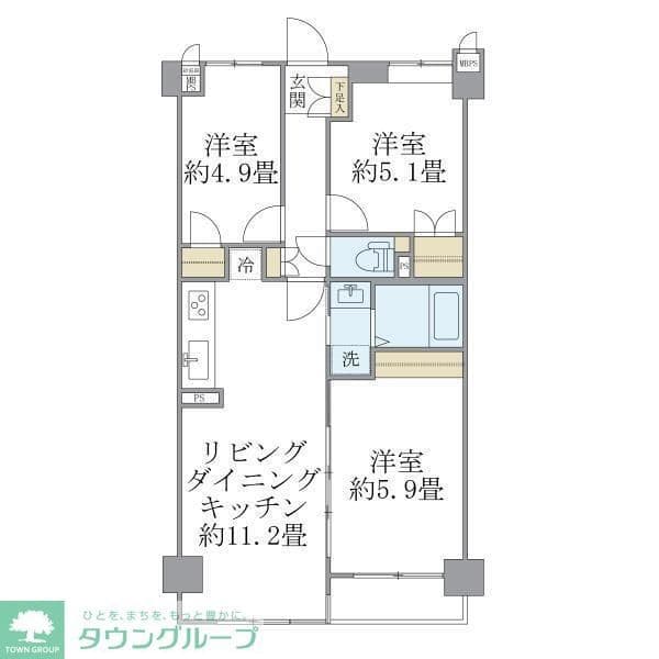 Preview floorplan of Rb ISM Musashi Urawa