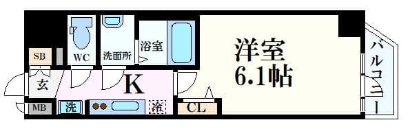 Preview floorplan of Presance Tennoji Katsuyama