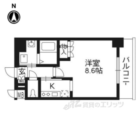 Preview floorplan of 🌸TC - Eslead Karasuma Gojo Ekimae