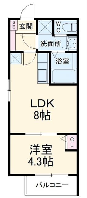 Preview floorplan of Grand espoir Shin-Matsudo 301  