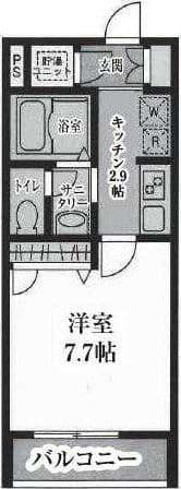 Preview floorplan of T's garden Kawasaki Daishi Building I