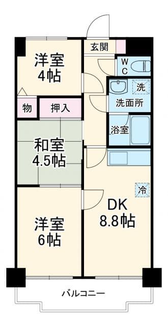Preview floorplan of Century Urawa 109  