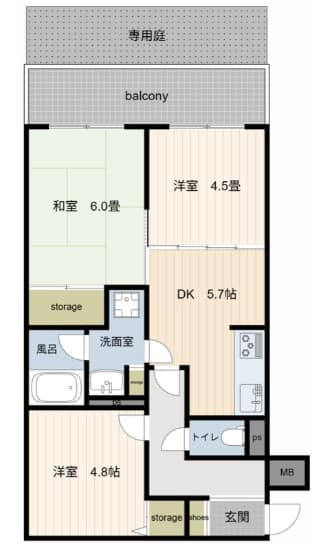 Preview floorplan of Lions Mansion Urawa Harayama ✨[RT]