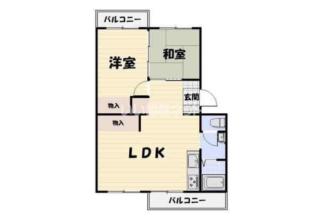Preview floorplan of Yachiyo Central Residence Building 1