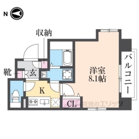 Preview floorplan of Advance Kyoto Detandu