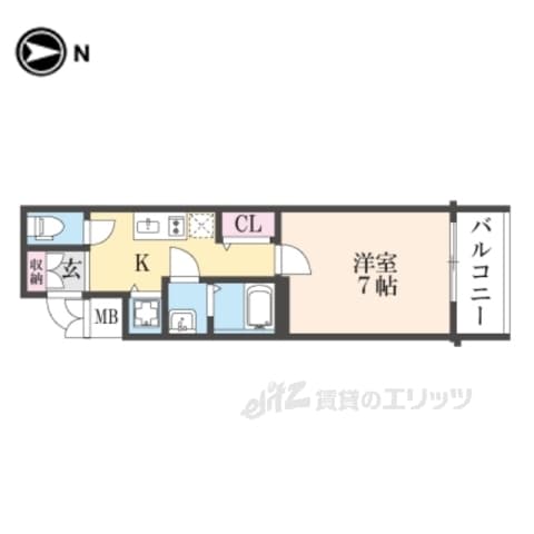 Preview floorplan of Advance Kyoto Karasuma Town