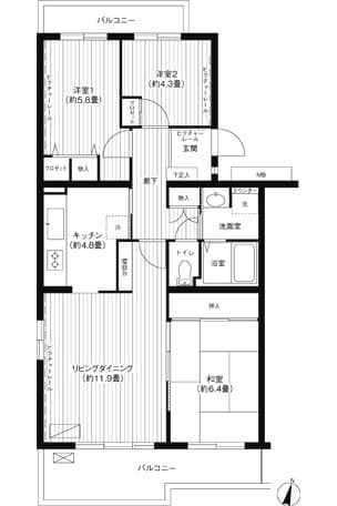 Preview floorplan of Rb Grand Court Yonohonmachi