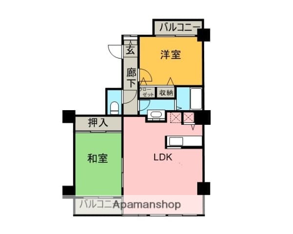 Preview floorplan of Green Park Yokosuka Chuo 602   