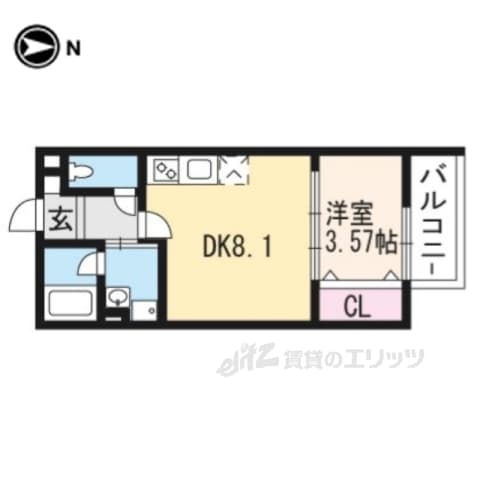 Preview floorplan of Granzt Kyoto Hanazono