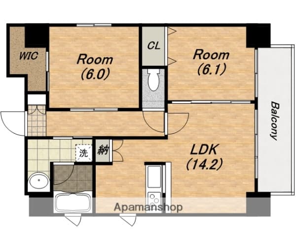 Preview floorplan of Residence Suehiro Kamihonmachi