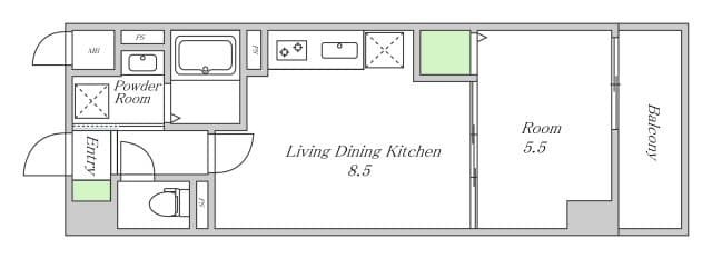 Preview floorplan of Realize Imamizato Minami ✨[RT]
