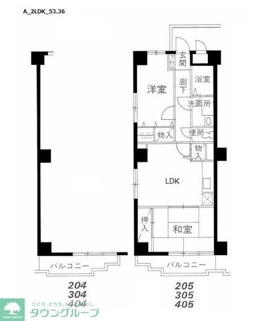 Preview floorplan of MAISON 405  