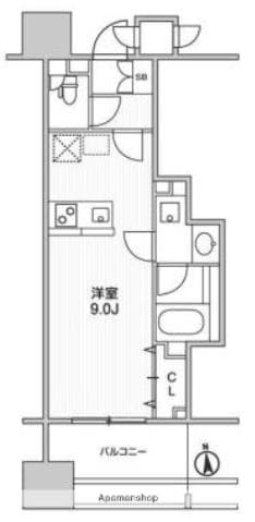 Preview floorplan of TOPAZ Hon-Atsugi 1308