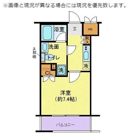 Preview floorplan of Exceria Mizonokuchi